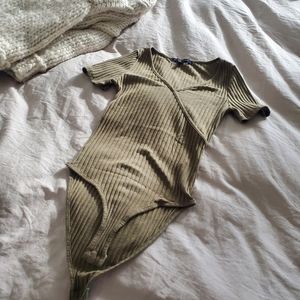 Olive Green Bodysuit